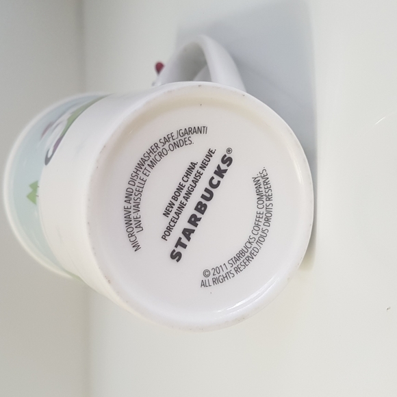 Starbucks New Bone China Holiday 2011 Mug - Picture 8 of 13